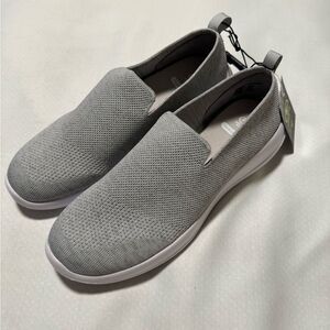 Gray Women's Slip-On Shoes